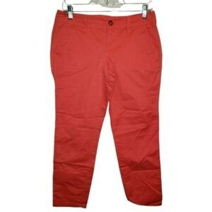 Old Navy Womens Size 4 Orange  Solid Crop Pants